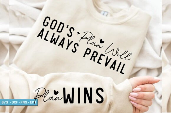 Christian Quotes Sleeve SVG: T-Shirt Graphics & Designs