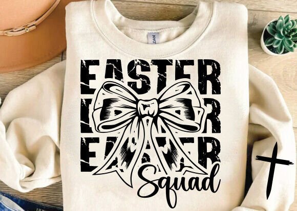 Easter Squad SVG: Christian Easter Graphics & T-Shirt Designs