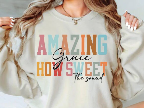 How Sweet the Sound Christian Graphics & T-Shirt Designs