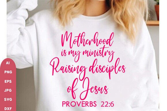 Mom Life Christian Graphics for T-Shirt Designs